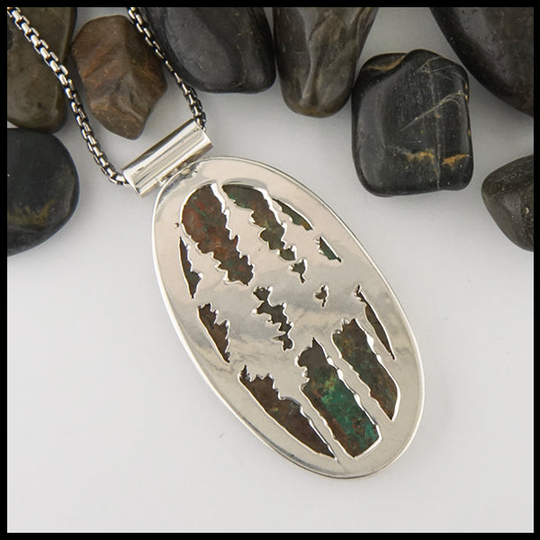 Pine Tree Pendant in silver