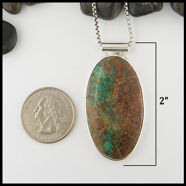 Pendant measures 2"