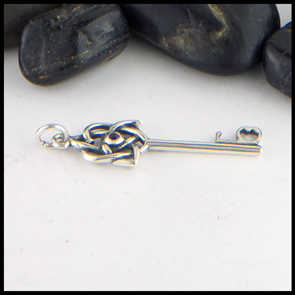 Sterling Silver Celtic Key Pendant