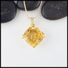 Starlight Citrine pendant in gold
