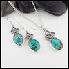 Starlight Turquoise set in sterling silver