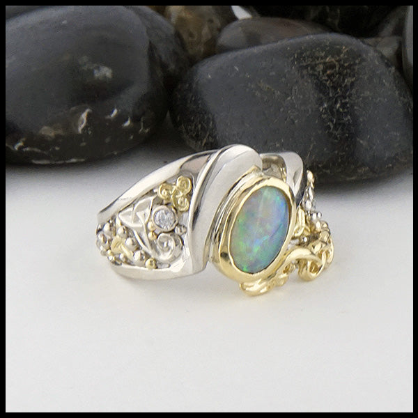 Custom Oval Open Ring