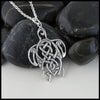 Celtic Turtle pendant in Sterling Silver
