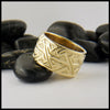 Wide Pictish Key Pattern in Gold