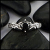 black diamond ring
