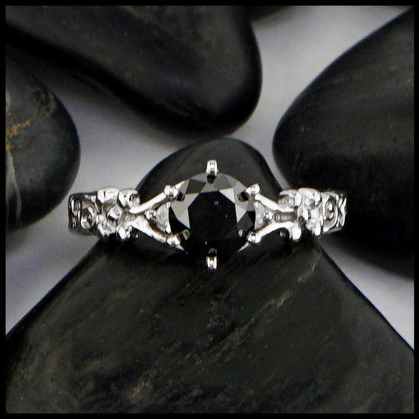 black diamond ring