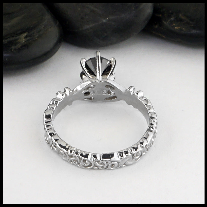 rear view of diamond 