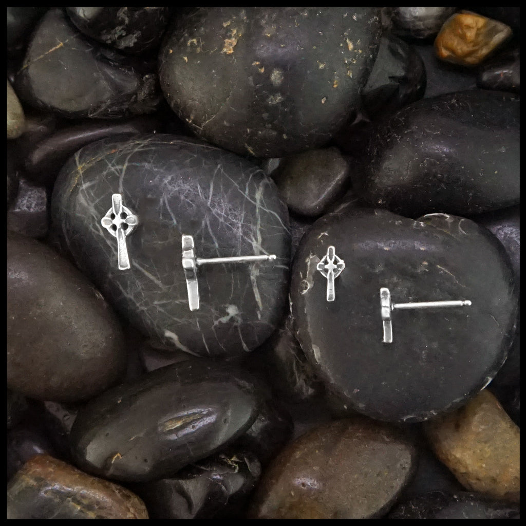 celtic cross earrings 