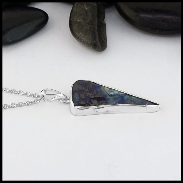 bolder opal pendant