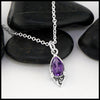 celtic goddess pendant in amethyst 