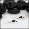 side view of earrings