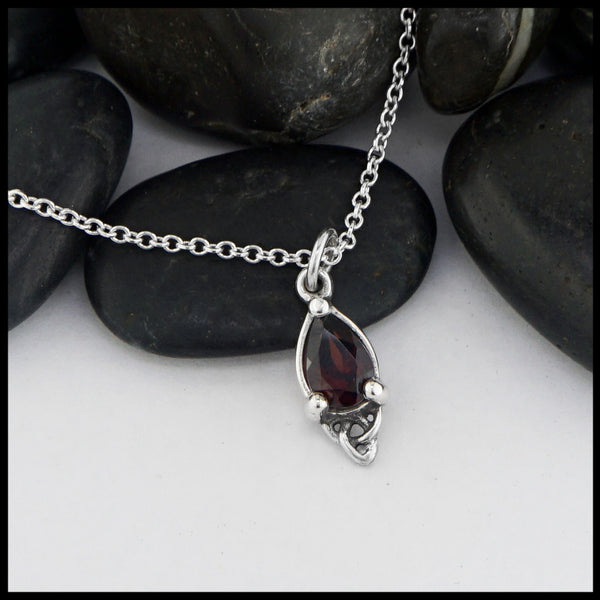 garnet pendant