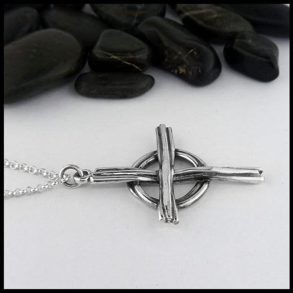 side view of pendant