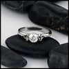trinity knot engagement ring