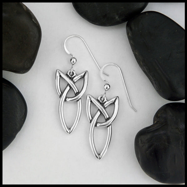 trinity knot earrings