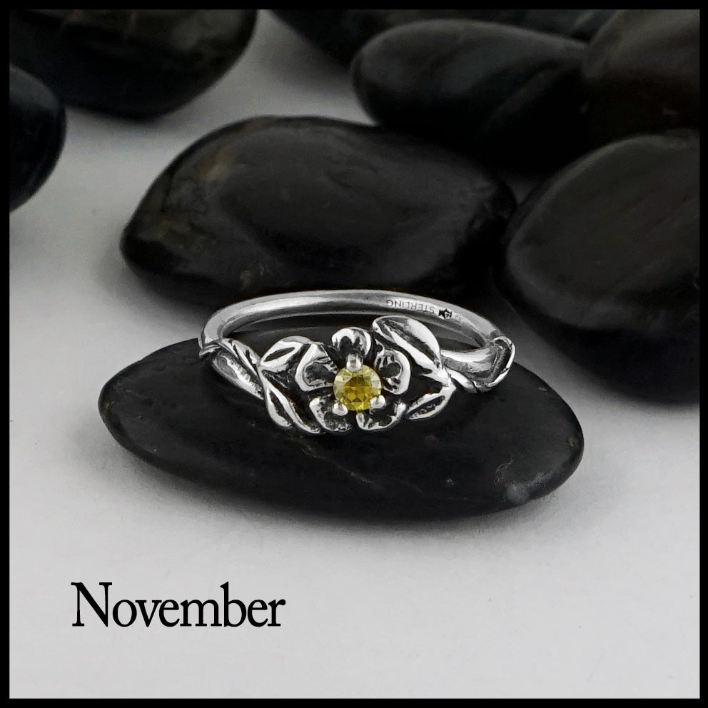 November birthstone ring 