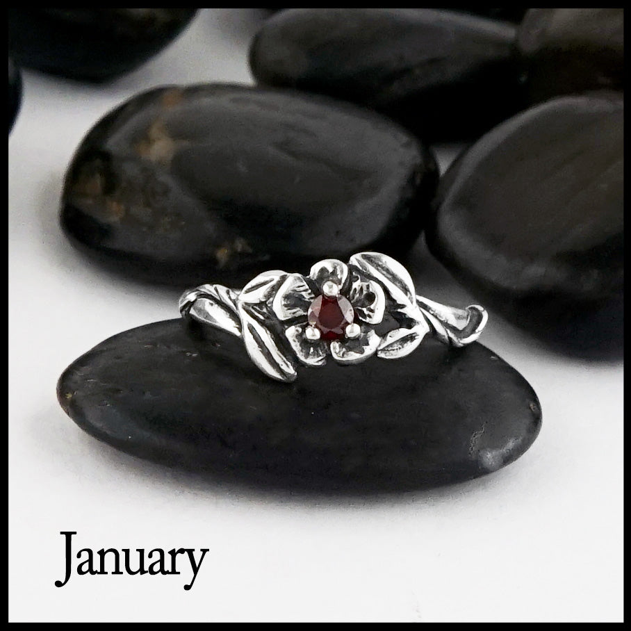January birthstone ring  