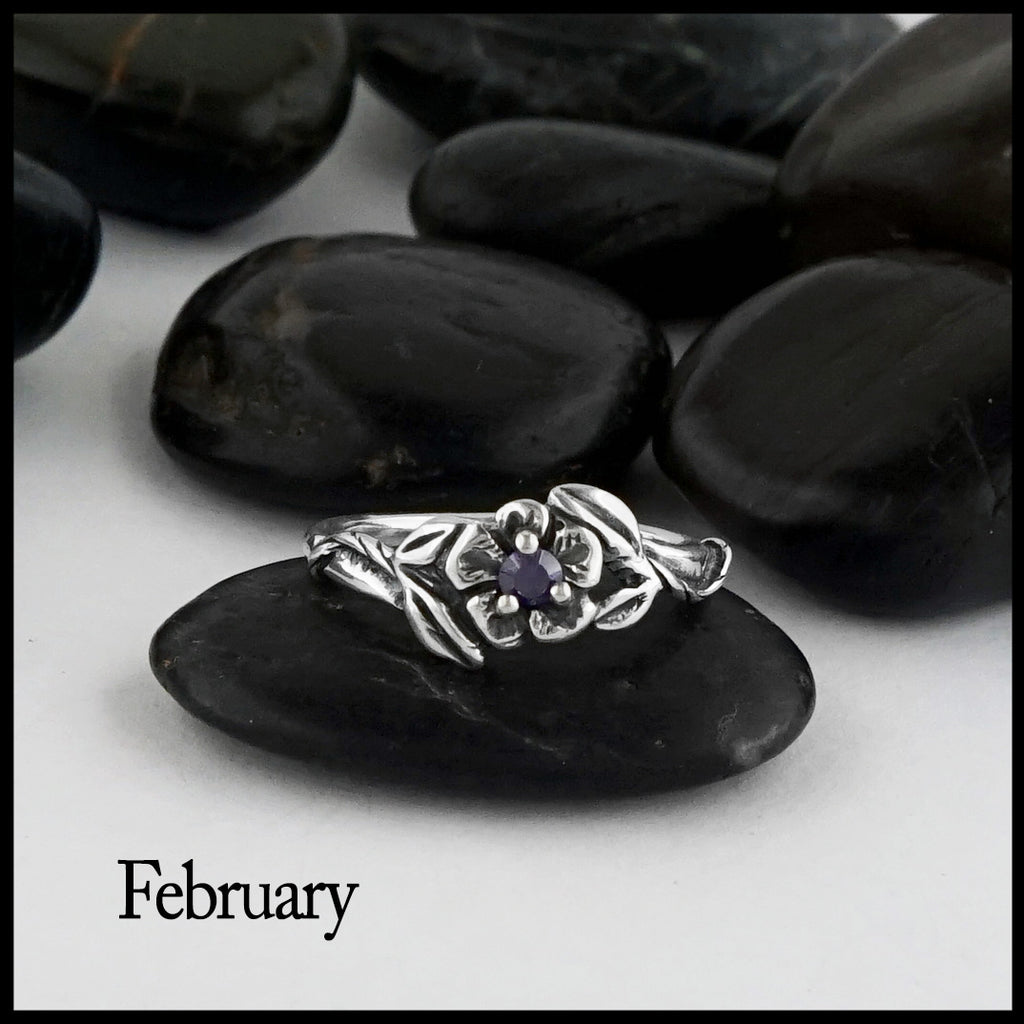 February birthstone ring 