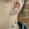 Threader Earrings in Sterling Silver