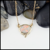 Gold Trinity Opal Necklace