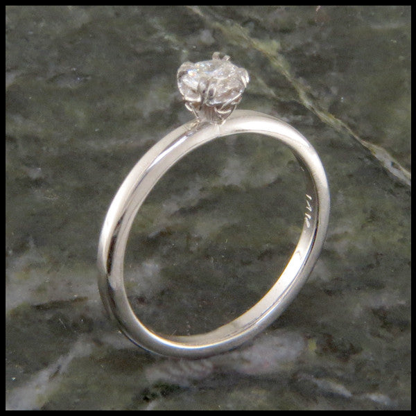 Three Piece Celtic Knot Engagement Ring and Wedding Band 