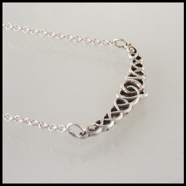 Sterling Silver Celtic Heart knot pendant