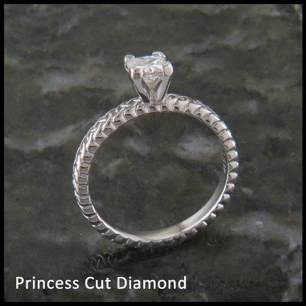 Josephine's Knot Celtic Diamond Engagement ring
