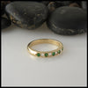 Gemstone Bands in Gold