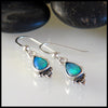 Opal Doublet Sterling Silver Drop Earrings