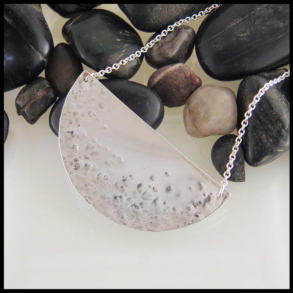Half-Moon Necklace in Sterling Silver