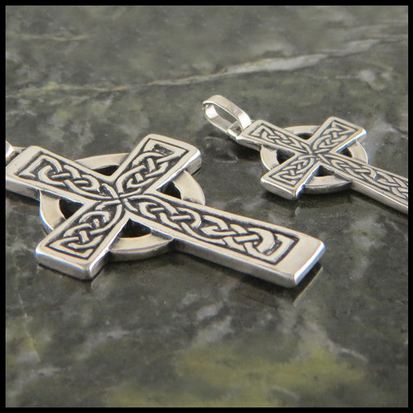 Traditional Celtic Cross in Sterling Silver