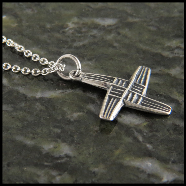 Stylized St Brigid Celtic Cross in Sterling Silver