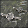 Medium and Small Claddagh Cross