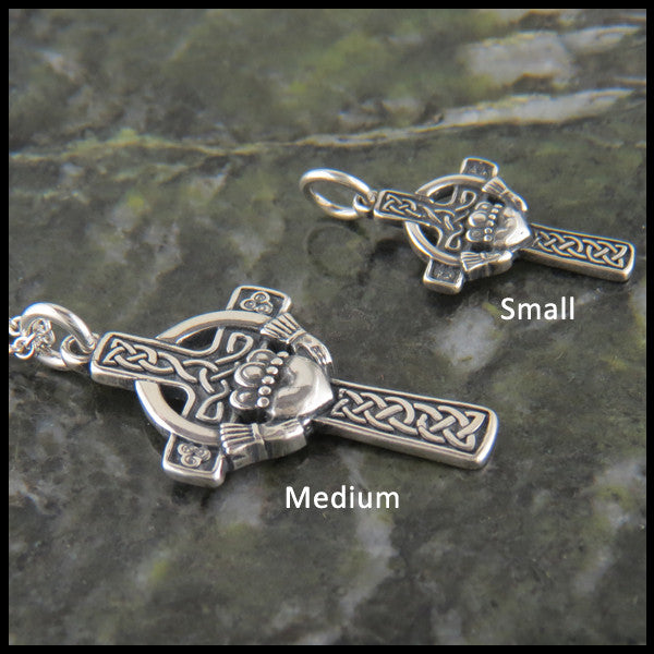 Medium and Small Claddagh Cross