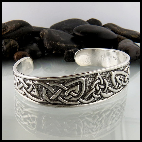 Trinity Knot Cuff Bracelet in Sterling Silver – Walker Metalsmiths