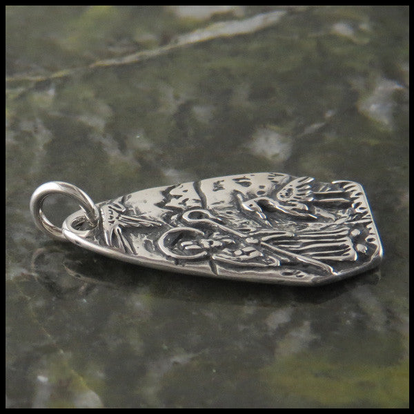 Saint Columba pendant in Sterling Silver