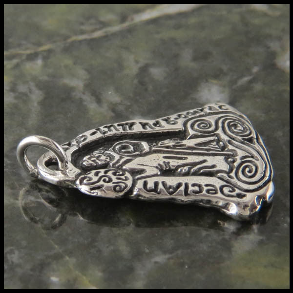 St Declan Medal pendant in Sterling Silver