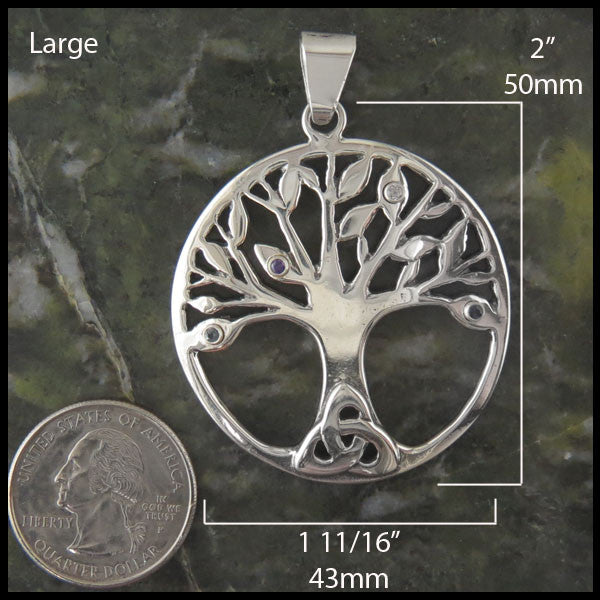 Large Pendant measures 2" by 1 11/16"