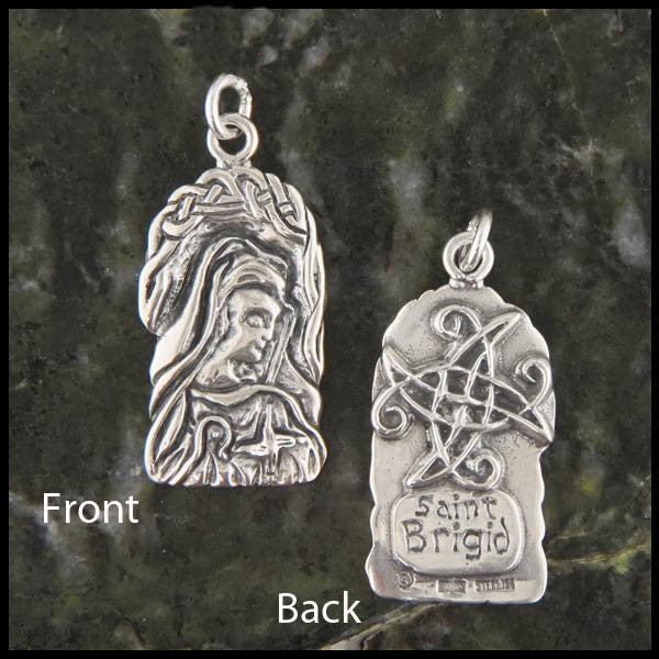 St Brigid pendant in Sterling Silver