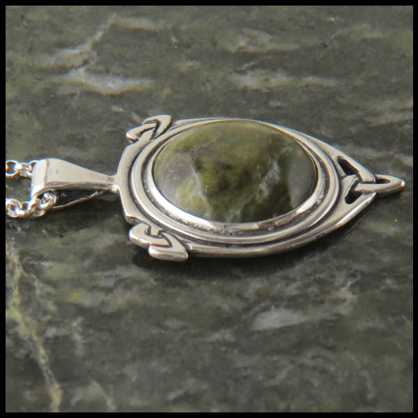 Marble Celtic pendant in Sterling Silver