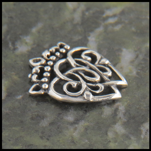 Scottish Luckenbooth Pendant or Brooch in Sterling Silver