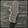 Heart Knot pin in Sterling Silver