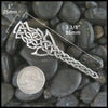 Scottish Thistle Kilt pin in Sterling Silver