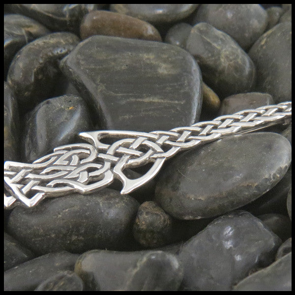 Scottish Thistle Kilt pin in Sterling Silver