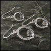 Claddagh Earrings in Sterling Silver