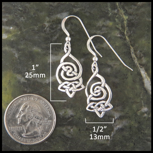 Corryvreckan earrings in Sterling Silver