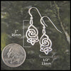 Corryvreckan earrings in Sterling Silver