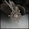 Diamond snowflake pendant