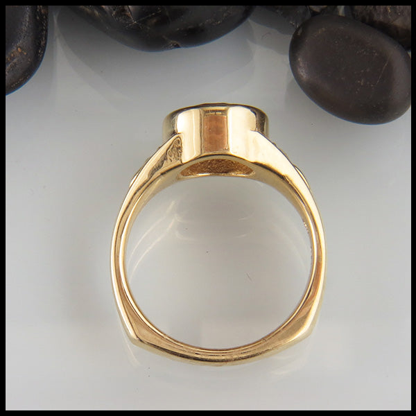 Profile view of ring