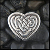 Celtic Heart brooch in Sterling Silver